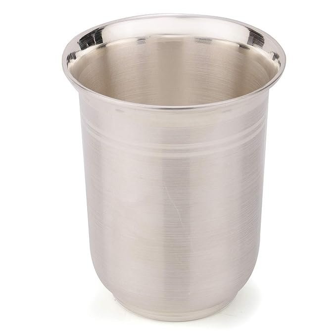 Osasbazaar Pure Silver Glass Tumbler for Gifting