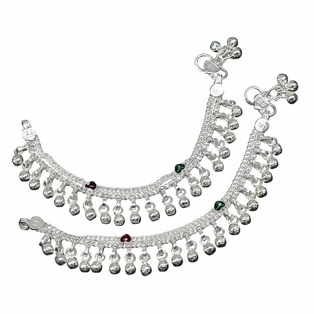 Silver anklet for baby Boys & Girls (1 Month – 1½ Years)