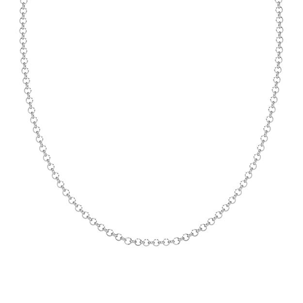 Clara Pure 925 Sterling Silver Cable Men & Boys Chain
