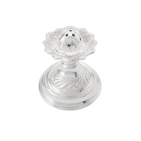 Sterling Silver Agarbatti Stand Lotus Incense Sticks Holder for Pooja