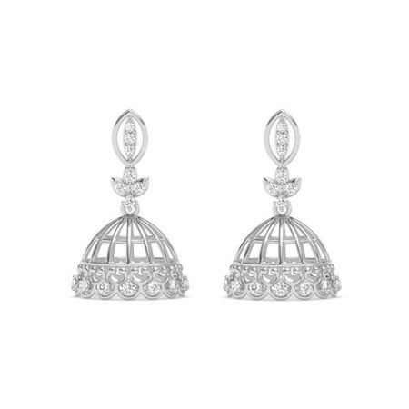 CLARA 925 Sterling Silver Iyla Jhumki for women & girls