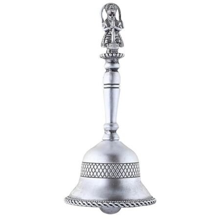 Sterling Silver Pooja Bell Ghanti for Mandir Pooja Article