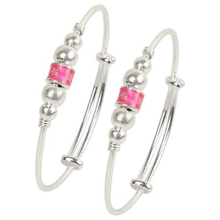 Silver Chest 925 Pure Silver Bracelets for Baby Girl and Boy